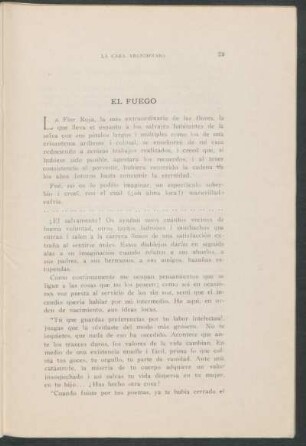 El fuego