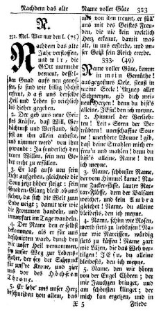 N - Mel. Wer nur den I. (75)