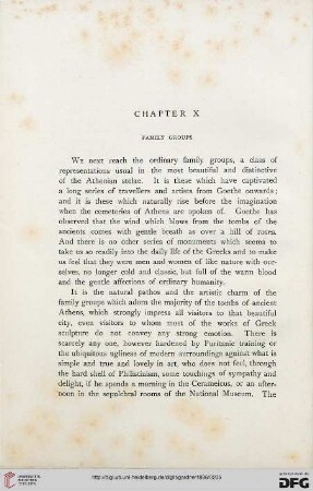 Chapter X: Family groups