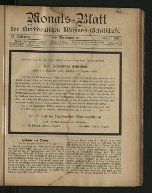 Januar 1917.