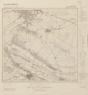 4132 (alte Nr.: 2307) Halberstadt, Topographische Karte 1:25000 (4cm - Karte)