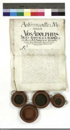 Adolf [von Dalberg], Abt von Fulda, stiftet das geistliche Alumnat zu Fulda