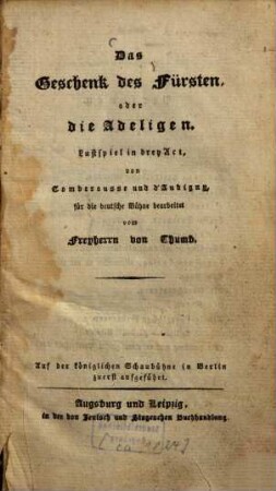 Neue Bühnenstücke