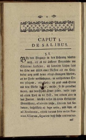 Caput I. De Salibus.