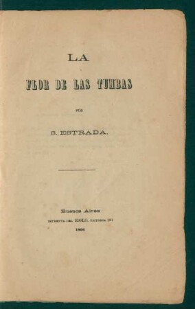 La flor de las tumbas