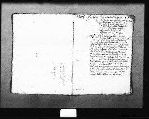 Kostenvoranschlag Schickhardts für Ausbesserungen am Pfarrhaus, 26. Mai 1612 (2 Folio, Quart); Entwurf eines Gutachtens für den Herzog, 27. Mai 1612 (Folio)