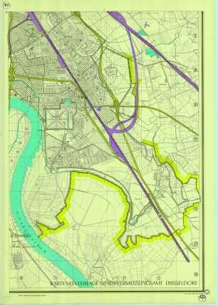 Leitplan der Stadt Düsseldorf, Verkehr