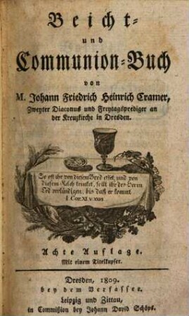 Beicht- und Communion-Buch