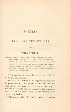 Chapter I. Author's illness ...