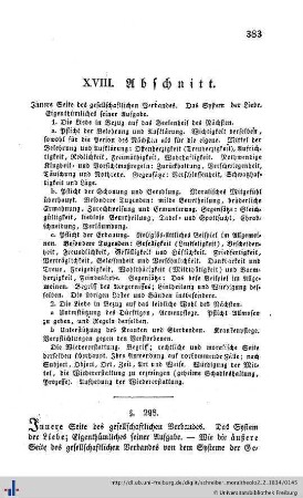 Achtzehnter Abschnitt