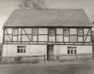 Dörnthal (Pfaffroda-Dörnthal), Hauptstraße 87. Wohnhaus (Hof Nr. 53). Straßenfront