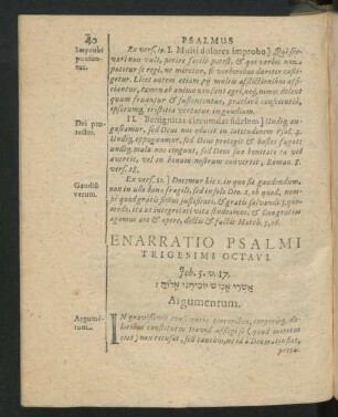 Enaratio Psalmi Trigesimi Octavi.