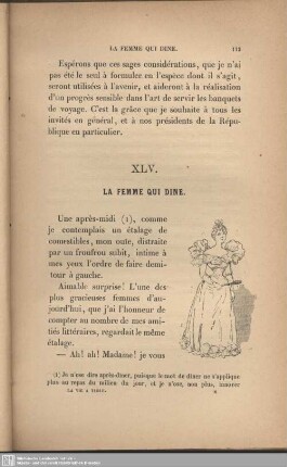 La Femme qui dine