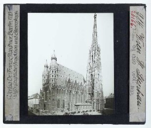 Wien, Stephansdom : Außenansicht von SW