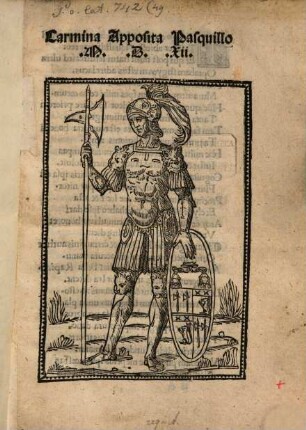 Carmina apposita Pasquillo 1512