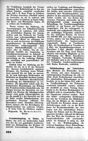 Krebsbekämpfung in Baden [Gesundheitsfürsorge]