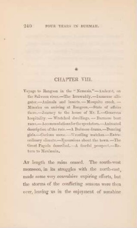 Chapter VIII. Voyage to Rangoon in the "Nemesis" ...