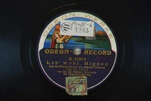 Leb' wohl, Mignon : Arie des Wilhelm Meister aus "Mignon" / (Thomas)