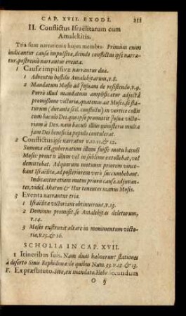 II. Conflictus Israëlitarum cum Amalekitis.