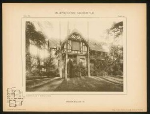 Villa Bismarckallee, Berlin-Grunewald: Ansicht (aus: Die Villenkolonie Grunewald, hrsg. von Egon Hessling, Berlin 1903)