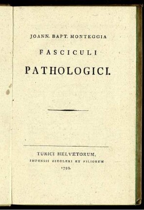 Fasciculi Pathologici