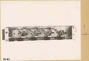 Spektrometer Baustein Unterseite; Foto 1953