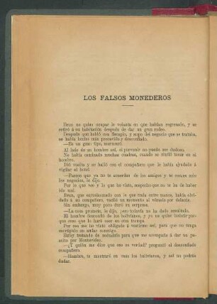 Los falsos monederos