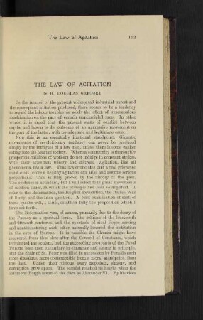 The Law of Agitation.
