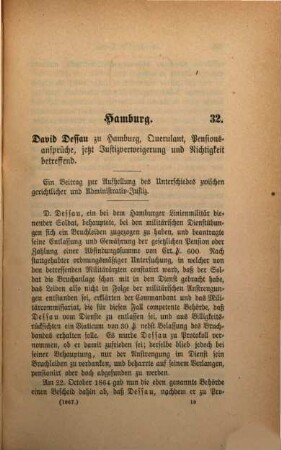 Sammlung der Entscheidungen des Ober-Appellationsgerichts der Freien Hansestädte zu Lübeck, 1867 (1868), H. 2