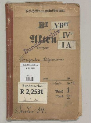 Saargruben: Bd. 1