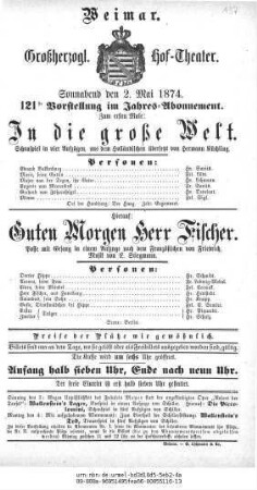 Guten Morgen Herr Fischer
