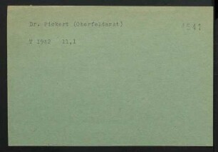 Pickert, NN. Dr.