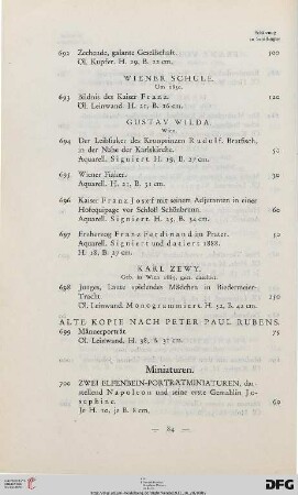 Miniaturen (Nr. 700-706)