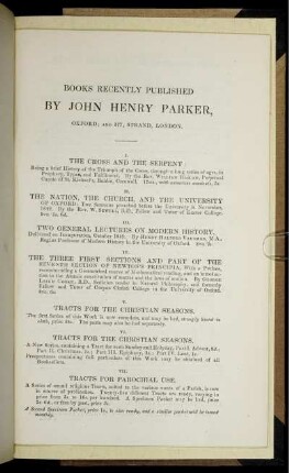Books recently published by John Henry Parker.