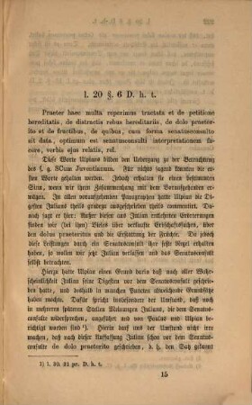 Exegetisch-dogmatischer Commentar über den Pandectentitel De Hereditatis Petitione, 2. Abtheilung