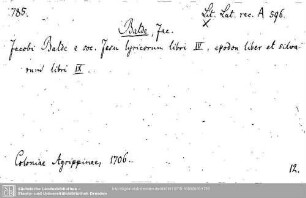 Literatura Latina recentior A 0596