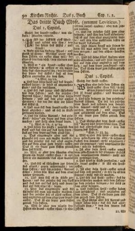90-118, Das dritte Buch Mose. (gennant Leviticus.)