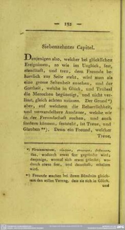 Siebenzehntes Capitel