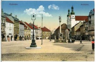 Komotau. Marktplatz