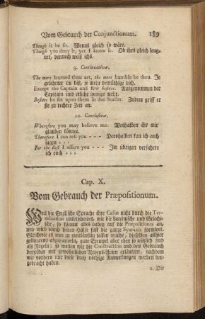 Cap. X. Vom Gebrauch der Præpositionum.