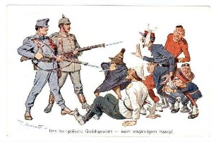 Nr. 1031: Das europäische Gleichgewicht - nach einjährigem Kampf (verboten)