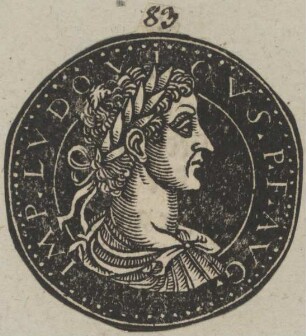 Bildnis von Lvdovicvs Pivs, Kaiser des Römisch-Deutschen Reiches