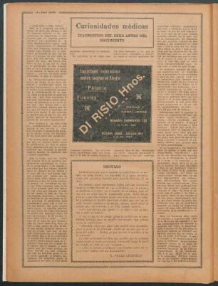Curiosidades médicas : Diagnóstico del sexo antes del nacimiento