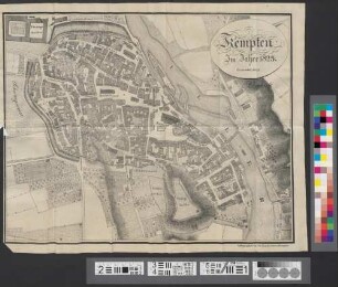 Kempten Im Jahre 1825 : Gemessen 1823