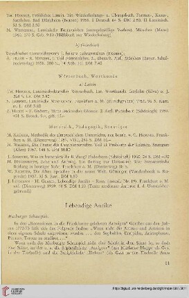 Lebendige Antike