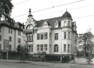 Dresden-Loschwitz, Bautzner Straße 187. Wohnhaus (bezeichnet 1896)