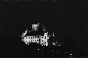 Ansicht des Schlosses Wernigerode bei Nacht