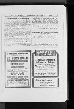 Zahnärztlicher Verein in Hamburg, e.V.