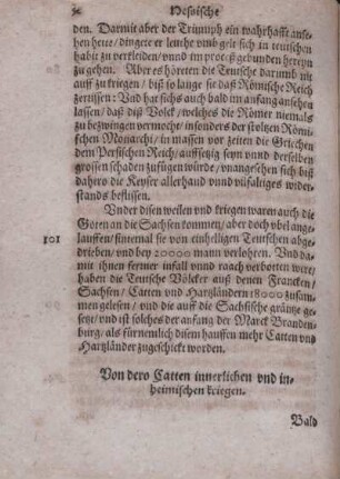 Von dero Catten innerlichen vnd inheimischen kriegen.