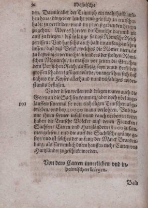 Von dero Catten innerlichen vnd inheimischen kriegen.